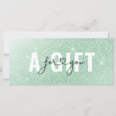 GROEN GLITTER-CERTIFICAAT VOOR BEDRIJFSENTITEITEN (Voorkant)