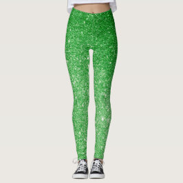 Groen glitter Glitz & Glam, mousserend Leggings
