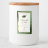 Groen Glitter Gold en wit etiket op product Ladybu (Voorkant)