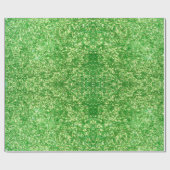 Groen glitter inpakpapier (Vlak)