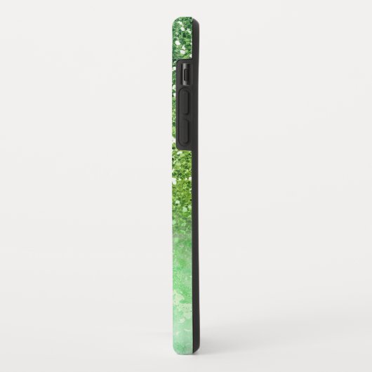 Groen glitter, marmer, persoonlijk Case-Mate iPhone case (Achterkant/links)