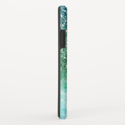 Groen glitter, marmer, persoonlijk Case-Mate iPhone case (Achterkant/rechts)
