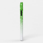 Groen glitter ombre met blauw anker Case-Mate iPhone case (Achterkant/rechts)