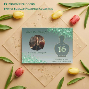 Groen Glitter Paris Geur Studio Sweet 16 Save The Date