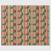 Groen glitterpapier met vulling cadeaupapier (Vlak)