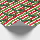 Groen glitterpapier met vulling cadeaupapier (Hoek)