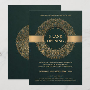 GROEN GOLD  CLASSIC MANDALA GRAND OPENING KAART