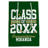 Groen|Gold-dockingklasse Jaar Medium Cadeauzakje (Achterkant)