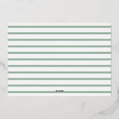 Groen + Gold Prettige feestdagen fotokaarten (Achterkant)