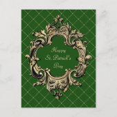  Groen Gold  St. Patricks Day Feestdagenkaart (Voorkant)