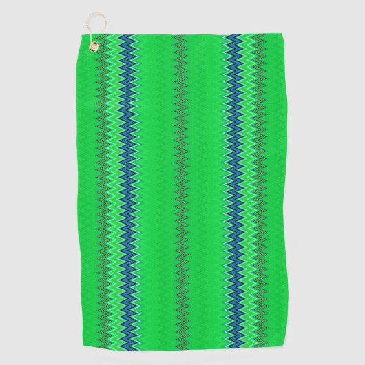 Groen Golfhanddoek (Voorkant)