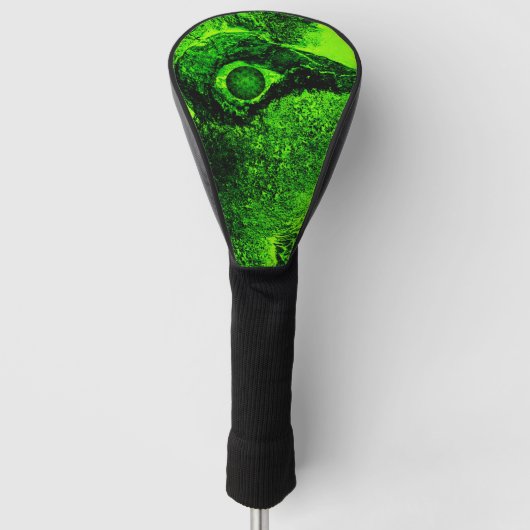 groen golfheadcover (Voorkant)