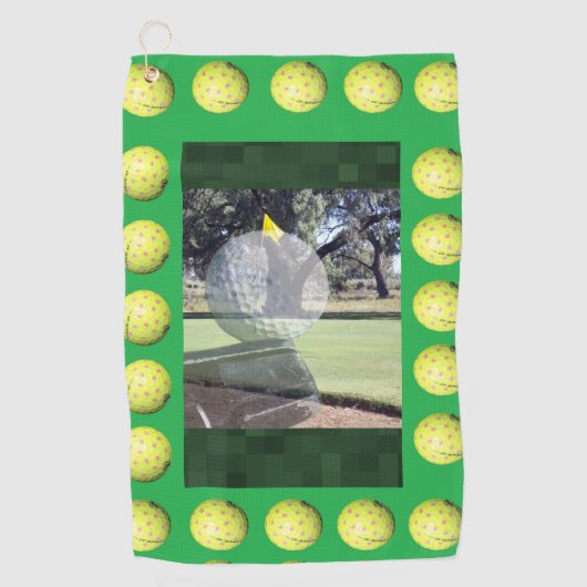 Groen Golfontwerp, Golfhanddoek (Voorkant)