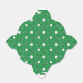 Groen golfpatroon bedankdoosjes (Uitgevouwen)