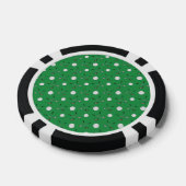 Groen golfpatroon pokerchips (Enkel)