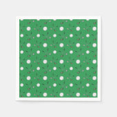 Groen golfpatroon servetten (Voorkant)