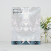 groen gordijn briefhoofd ontwerp (Staand voorkant)