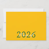 Groen & Goud 6 Fotofilmstrip Afstuderen Collage Kaart (Achterkant)