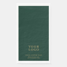 Groen & Goud Aangepast Zakelijk Logo Promotioneel