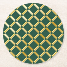 Groen & Goud Arabisch geïnspireerde Papieren Onder