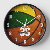 Groen Goud Basketbal Jongens Meisjes Sportkamer De (Voorkant)