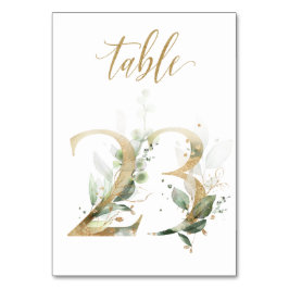 Groen & goud blad, Tafel 23, Tafelnummer