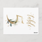 Groen & goud blad, Tafel 5, Tafelnummer (Achterkant)