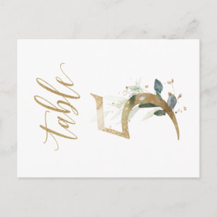 Groen & goud blad, Tafel 5, Tafelnummer