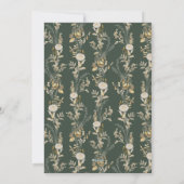 Groen Goud Bloemenboog 1 Foto Kerst Kaart (Achterkant)