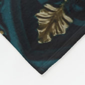 Groen Goud Boho Rosette Mandala Fleece Deken (Hoek)