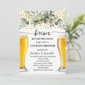 Groen Goud Brouwt Voor ik Koppels Douchen Kaart (Staand voorkant)