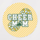 Groen Goud Cheer Moeder Sticker Vel (Design 1)