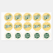 Groen Goud Cheer Moeder Sticker Vel (Vel)