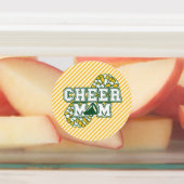 Groen Goud Cheer Moeder Sticker Vel (Aangebracht)