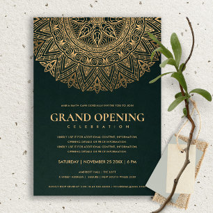 GROEN GOUD CLASSIC  MANDALA GRAND OPENING KAART