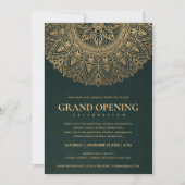 GROEN GOUD CLASSIC  MANDALA GRAND OPENING KAART (Voorkant)