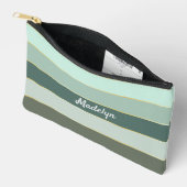 groen goud Custom Summer Color Block Stripes Etui (Open)