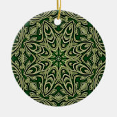 Groen Goud Decoratief Ornament (Voorkant)