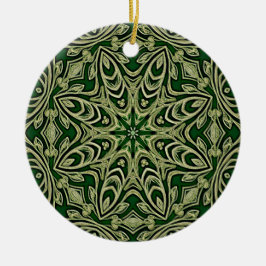 Groen Goud Decoratief Ornament