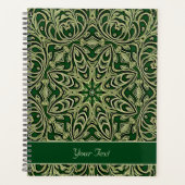 Groen goud decoratief planner (Voorkant)