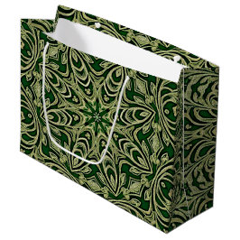 Groen Goud Decoratieve Gift Bag Groot Cadeauzakje