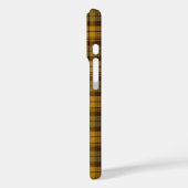 Groen, Goud en Bruin Rustiek Plaid Case-Mate iPhone Case (Achterkant / Links)