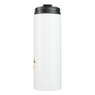 Groen, Goud, en Cadeaus met Groene Boom Thermosbeker