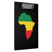 Groen, goud en rood Afrika vlag Klembord (Rechts)