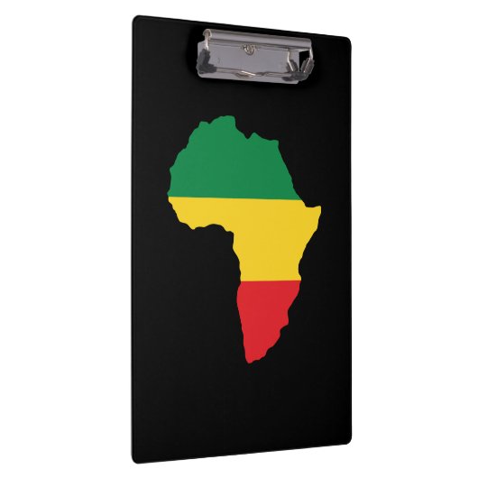 Groen, goud en rood Afrika vlag Klembord (Rechts)