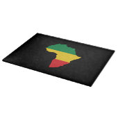 Groen, goud en rood Afrika vlag Snijplank (Hoek)