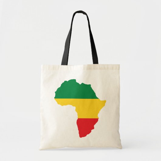 Groen, goud en rood Afrika vlag Tote Bag (Voorkant)