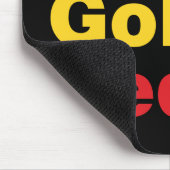 Groen, goud en rood. muismat (Hoek)