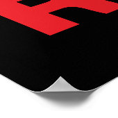 Groen, goud en rood. poster (Hoek)