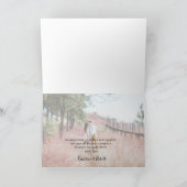 groen goud eucalyptus greenery dank je creditcard feestdagen kaart (Binnen)